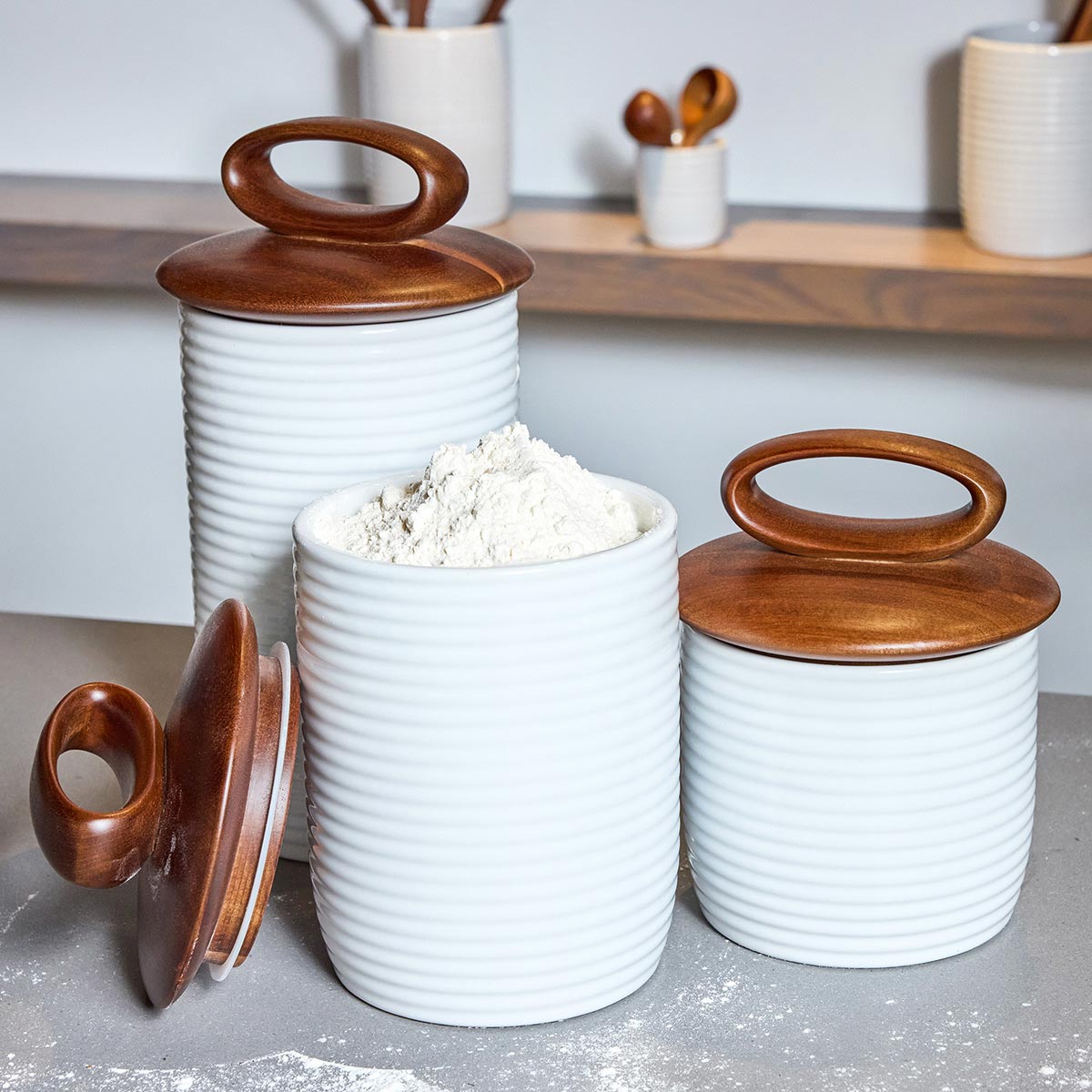 Breaking Bread Canister Set image number null